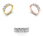 18K Eternity Diamond Ring — 3 COLOR