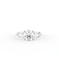 18K Trilogy Diamond Ring — TOP