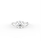 18K Trilogy Diamond Ring — TOP