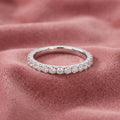 18K Eternity Diamond Ring — AI cloth, in-house