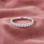 18K Eternity Diamond Ring — AI cloth, in-house
