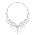 18K Asymmetric Diamond Necklace — TOP