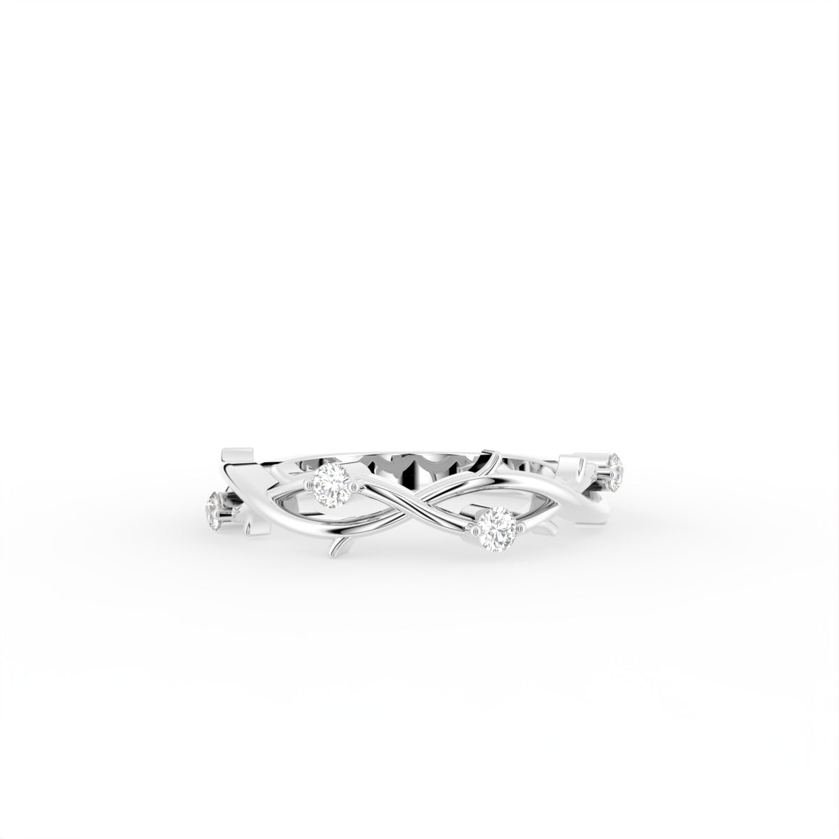 18K Bespoke Diamond Ring — TOP