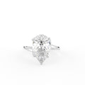 vimg:FJ6336|vimg:FJ6337|vimg:FJ6338|18K Solitaire Pear Diamond Ring — TOP