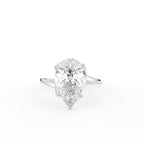 vimg:FJ6336|vimg:FJ6337|vimg:FJ6338|18K Solitaire Pear Diamond Ring — TOP