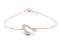 18K Alphabet Diamond Bracelet — TOP