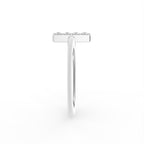 18K Pave Diamond Band Ring — SIDE