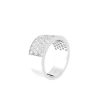 18K Bespoke Pave Diamond Ring — 3D VIEW