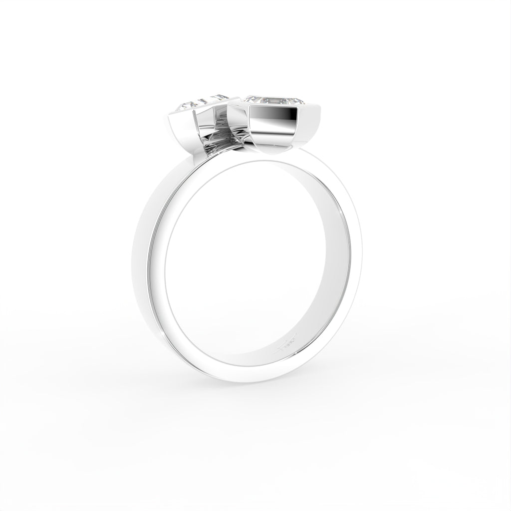 18K Bespoke Diamond Ring — 3D VIEW