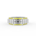 18K White Gold Baguette Diamond Ring — TOP