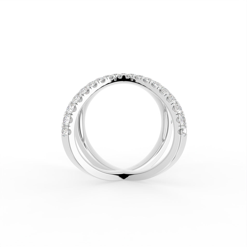 18K Bespoke Diamond Ring — FRONT