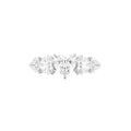 18K Bespoke Heart Diamond Ring — TOP