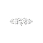 18K Bespoke Heart Diamond Ring — TOP
