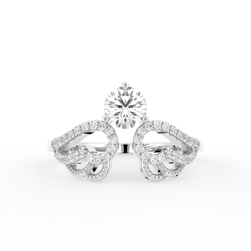 vimg:FJ3069|vimg:FJ3071|18K White Gold Round Diamond Promise Ring — TOP