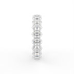 vimg:FJ4034|vimg:FJ3276|vimg:FJ3278|vimg:FJ3279|vimg:FJ3993|14K White Gold Full Eternity Oval Diamond Ring — SIDE