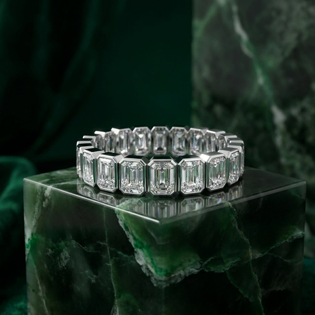 Sterling Silver Diamond Ring