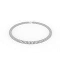 Sterling Silver Diamond Necklace — IMAGE URL