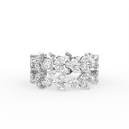 18K Bespoke Round Diamond Ring — TOP