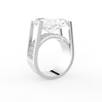 18K Bespoke Solitaire Diamond Ring — 3D VIEW