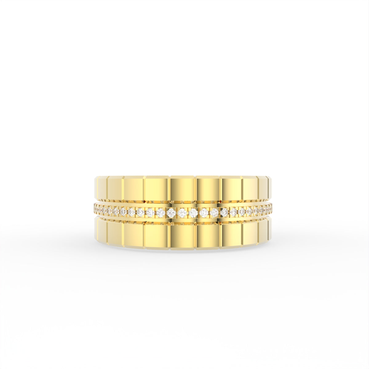 Sterling Silver Diamond Ring — TOP