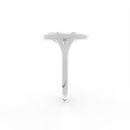 Sterling Silver Marquise Diamond Ring — TOP