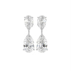 18K Diamond Drop Earrings — TOP