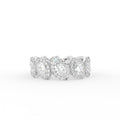 18K Full Eternity Marquise Diamond Halo Ring — TOP