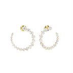 18K Bespoke Diamond Earrings — 3D VIEW