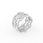 Sterling Silver Diamond Ring — IMAGE URL
