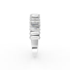 18K Eternity Baguette Diamond Ring — SIDE