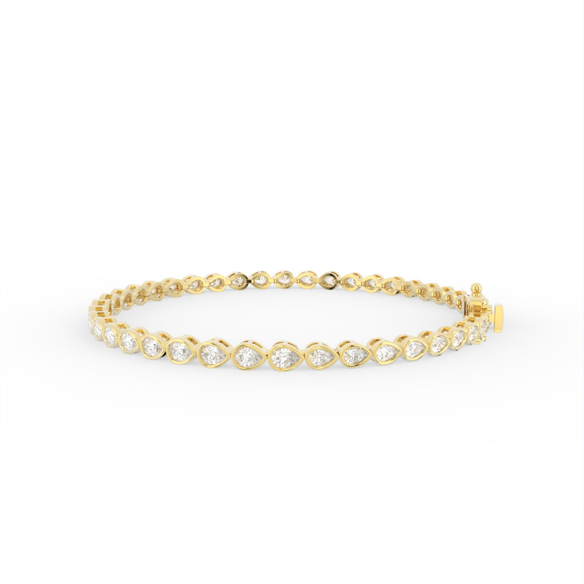 Sterling Silver Diamond Bracelet — TOP