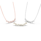 18K Bespoke Baguette Diamond Pendant — 3 COLOR