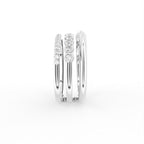 18K Bespoke Diamond Ring — SIDE