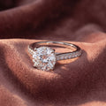 18K Solitaire Diamond Engagement Ring — AI cloth, in-house