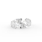 18K Bespoke Pear Diamond Ring — TOP