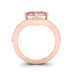 vimg:Z00244|18K Bespoke Princess Diamond Ring — FRONT