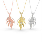 18K Diamond Pendant — 3 COLOR