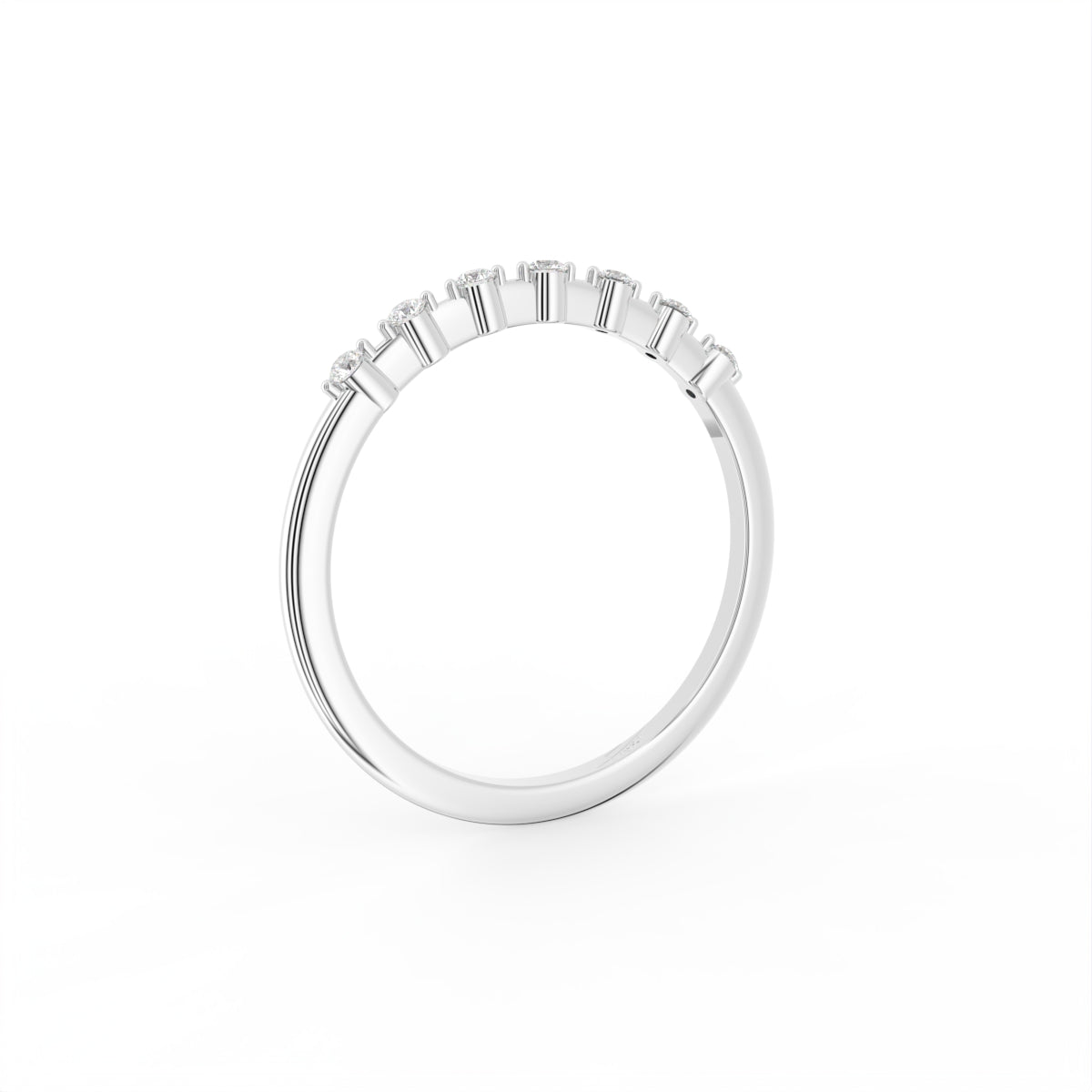 18K Eternity Diamond Ring — 3D VIEW