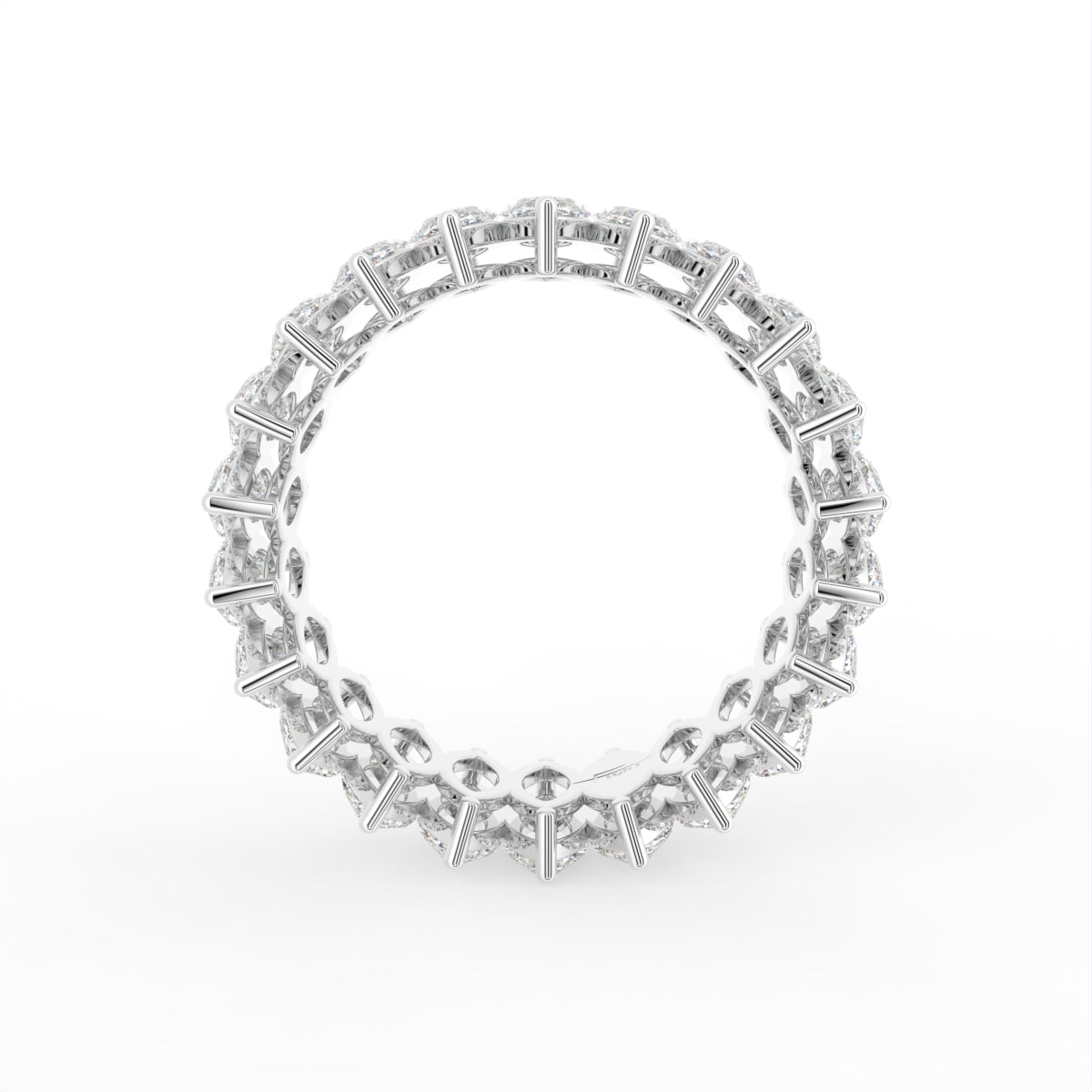 18K Eternity Diamond Ring — FRONT