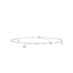 18K Gold Round Diamond Bracelet — TOP