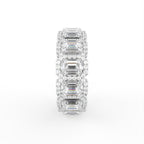 18K Eternity Diamond Ring — SIDE
