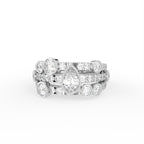 Sterling Silver Diamond Ring — TOP