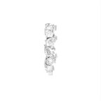 18K Eternity Pear Diamond Ring — SIDE
