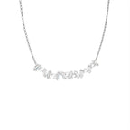 18K Bespoke Baguette Diamond Pendant — 3D VIEW