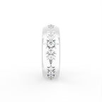 18K Bespoke Diamond Band Ring — SIDE