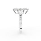 vimg:Z00246|18K Trilogy Marquise Diamond Ring — SIDE