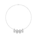 18K Pave Diamond V Necklace — TOP