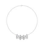 18K Pave Diamond V Necklace — TOP