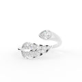 18K Bespoke Cluster Diamond Ring — TOP