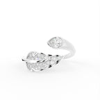 18K Bespoke Cluster Diamond Ring — TOP
